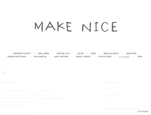 Tablet Screenshot of makenice.me